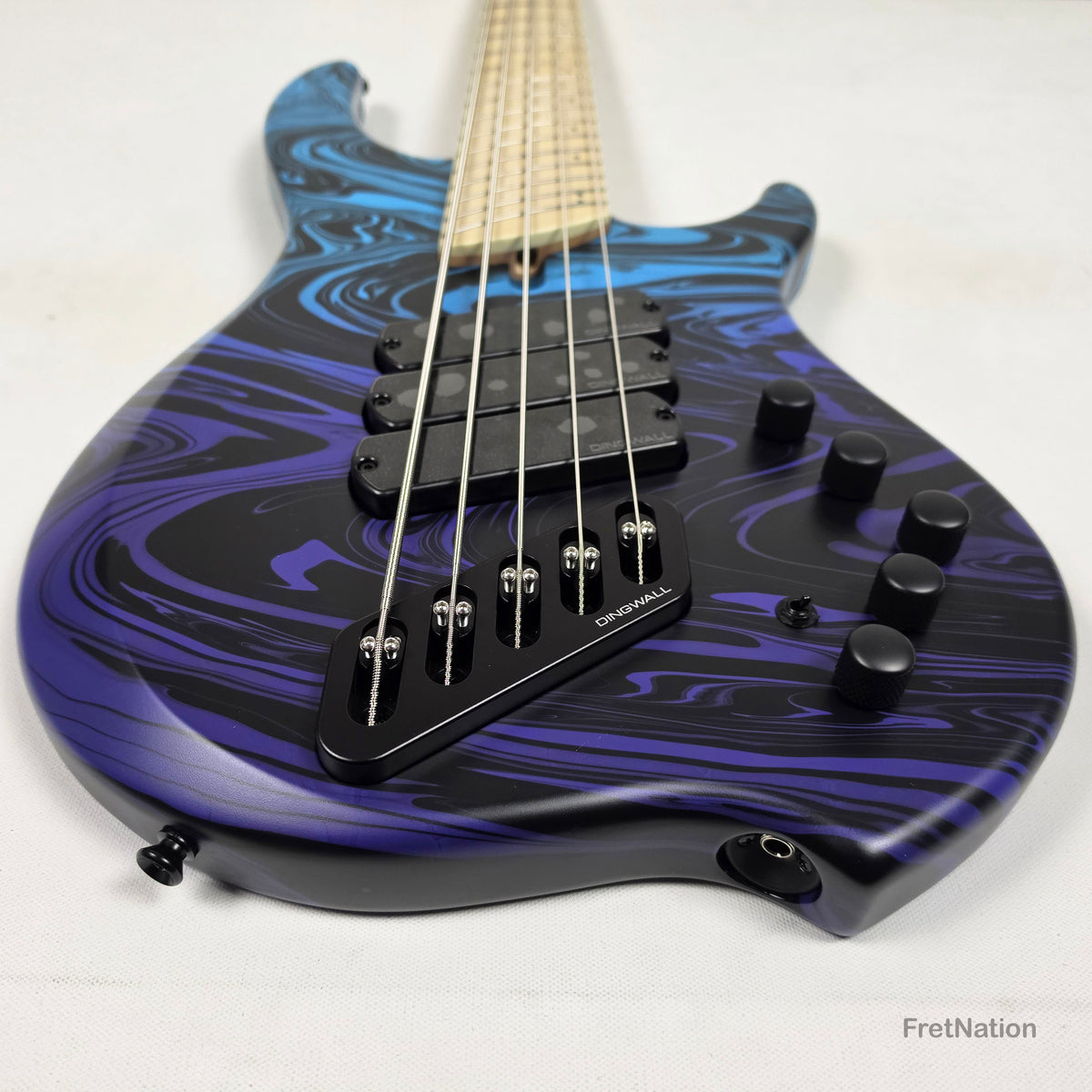 Dingwall Dingwall NG3 5-String Purple Blue Fade Swirl Multi-Scale - 9.02lbs #21741