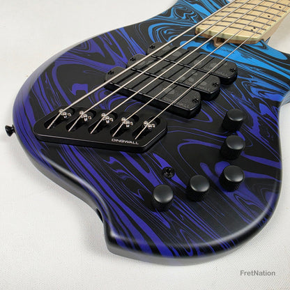 Dingwall Dingwall NG3 5-String Purple Blue Fade Swirl Multi-Scale - 9.02lbs #21741