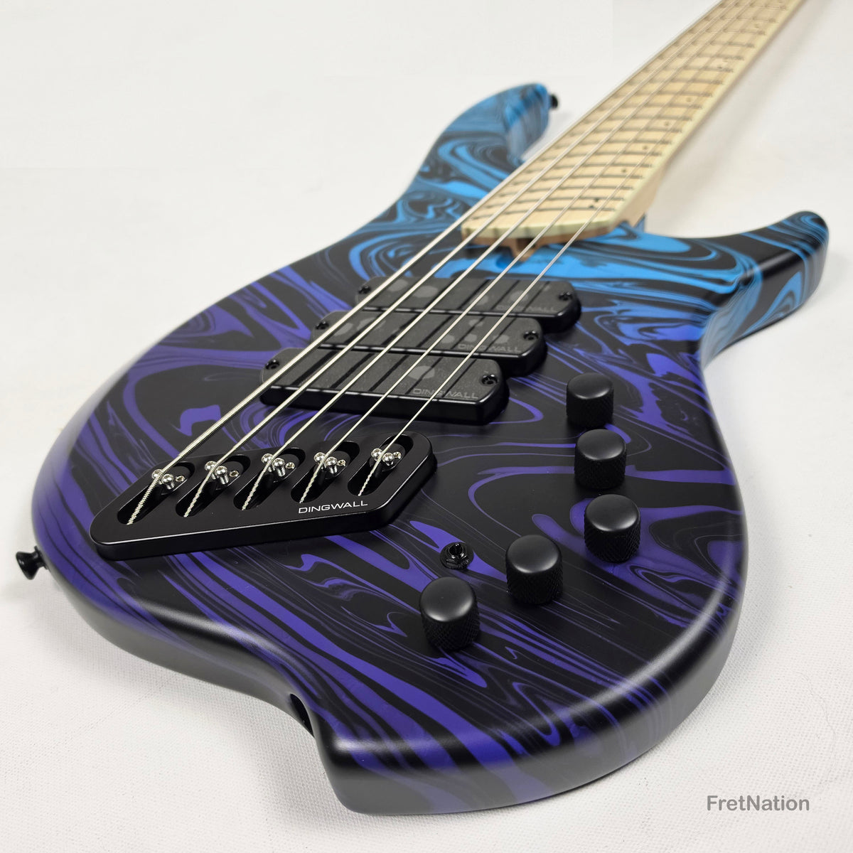 Dingwall Dingwall NG3 5-String Purple Blue Fade Swirl Multi-Scale - 9.02lbs #21741