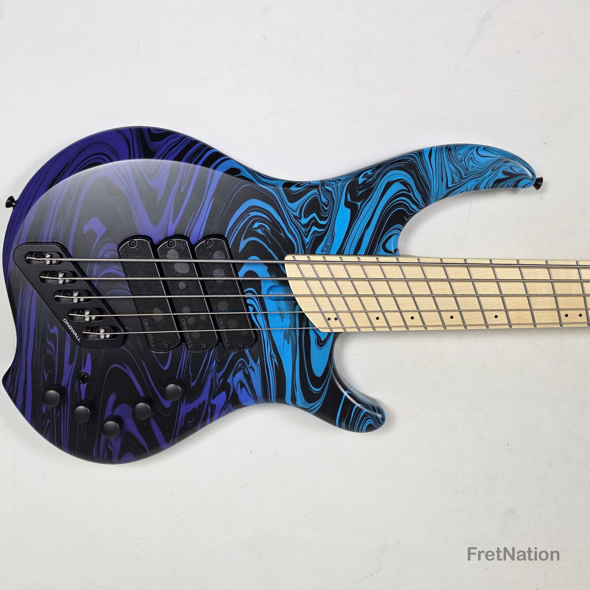 Dingwall Dingwall NG3 5-String Purple Blue Fade Swirl Multi-Scale - 9.02lbs #21741