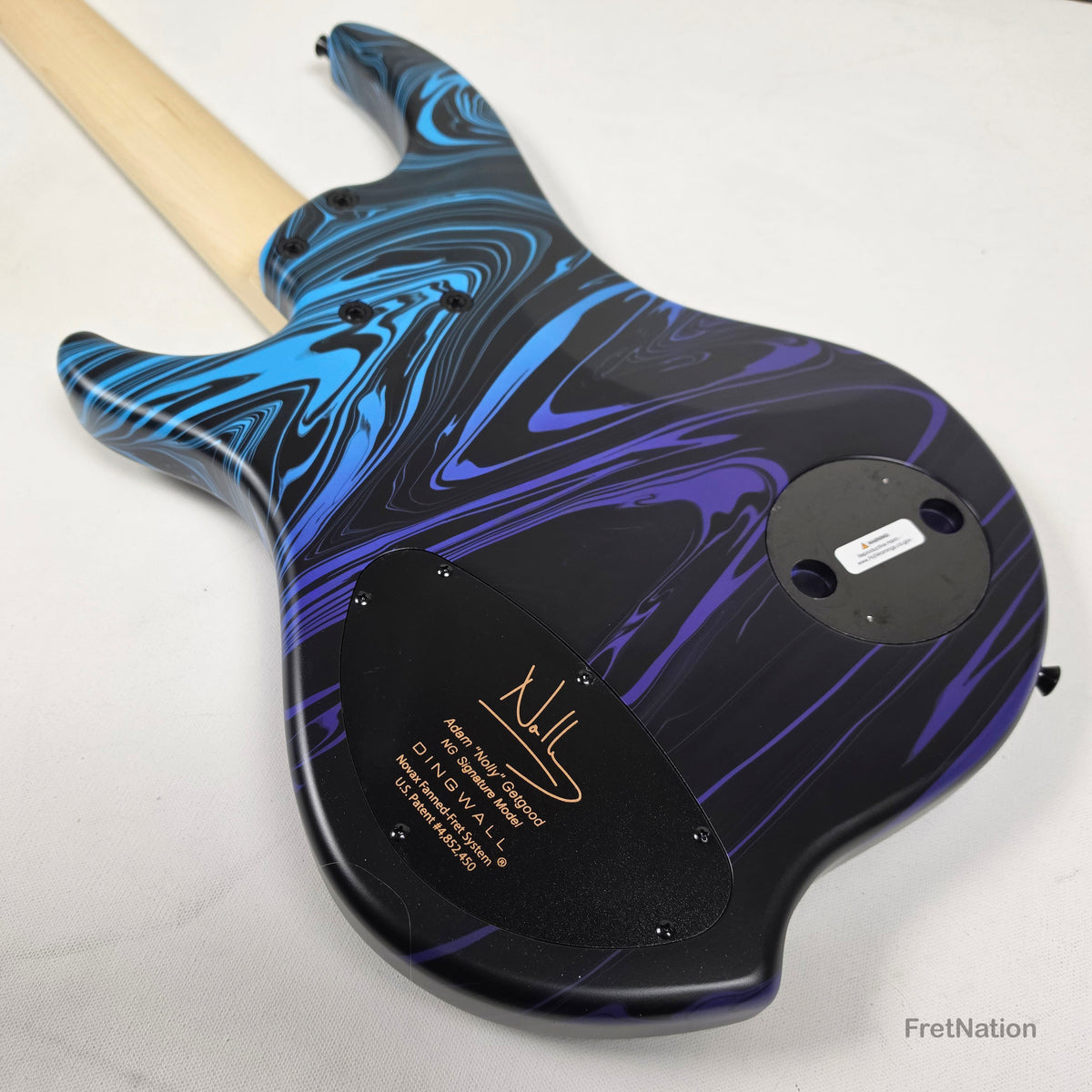 Dingwall Dingwall NG3 5-String Purple Blue Fade Swirl Multi-Scale - 9.00lbs #21751