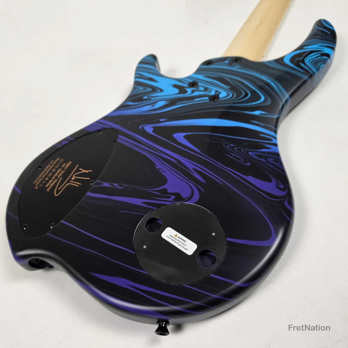 Dingwall Dingwall NG3 5-String Purple Blue Fade Swirl Multi-Scale - 9.00lbs #21751