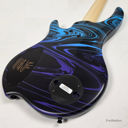 Dingwall Dingwall NG3 5-String Purple Blue Fade Swirl Multi-Scale - 9.00lbs #21751