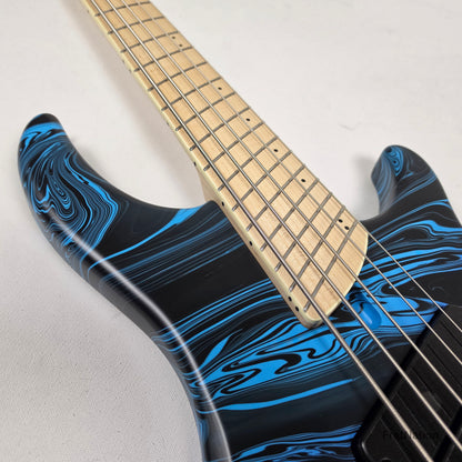 Dingwall Dingwall NG3 5-String Purple Blue Fade Swirl Multi-Scale - 9.00lbs #21751