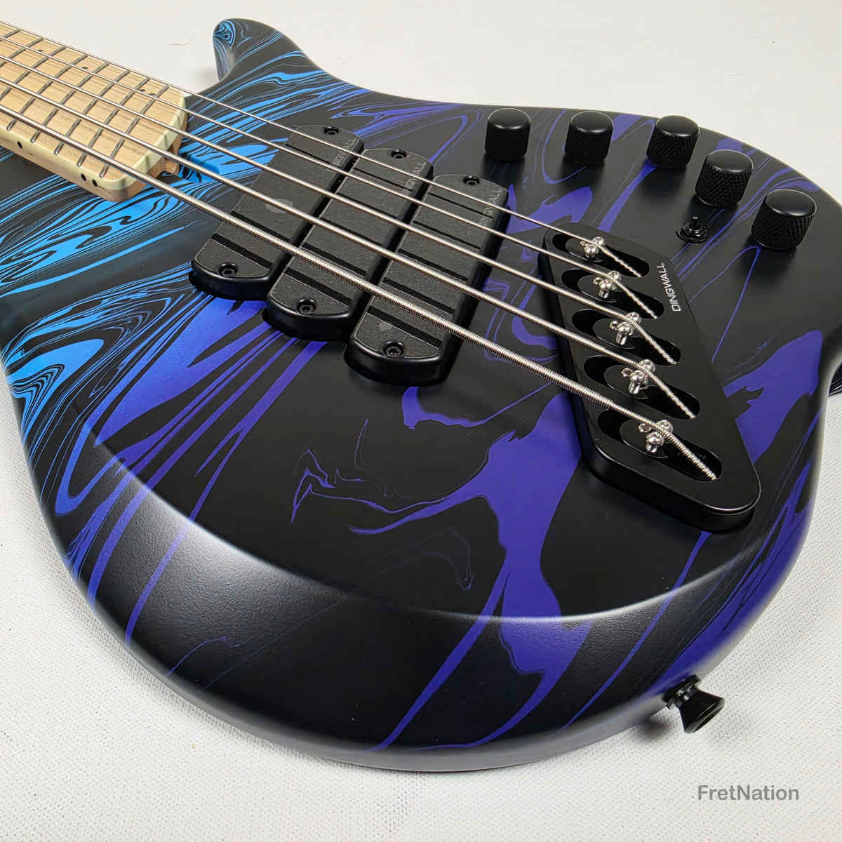 Dingwall Dingwall NG3 5-String Purple Blue Fade Swirl Multi-Scale - 9.00lbs #21751