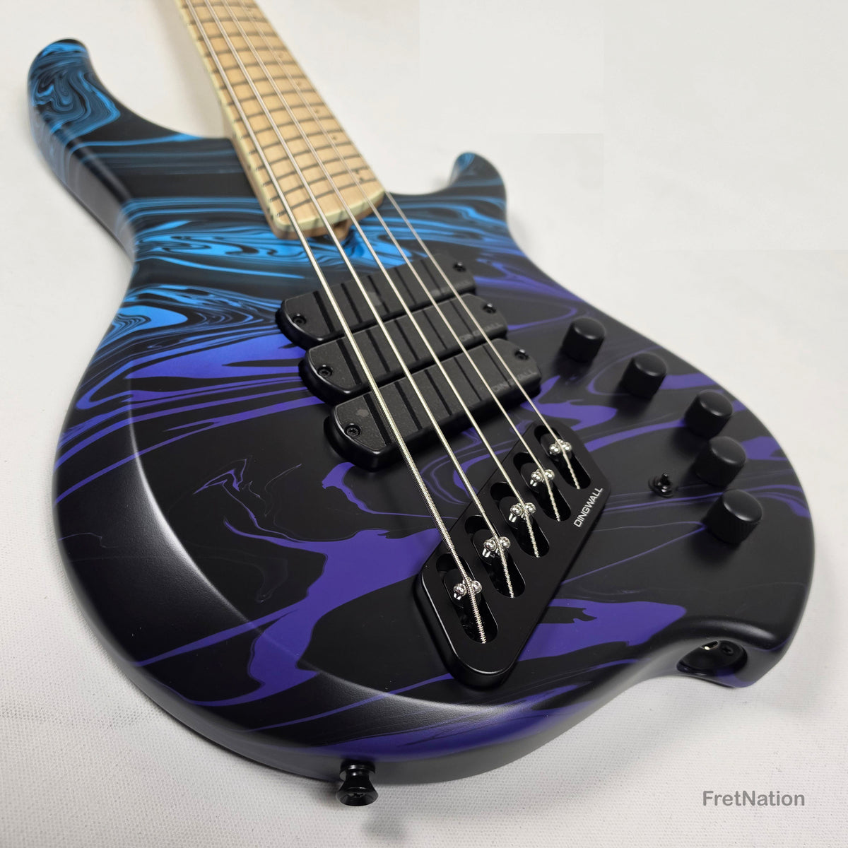 Dingwall Dingwall NG3 5-String Purple Blue Fade Swirl Multi-Scale - 9.00lbs #21751