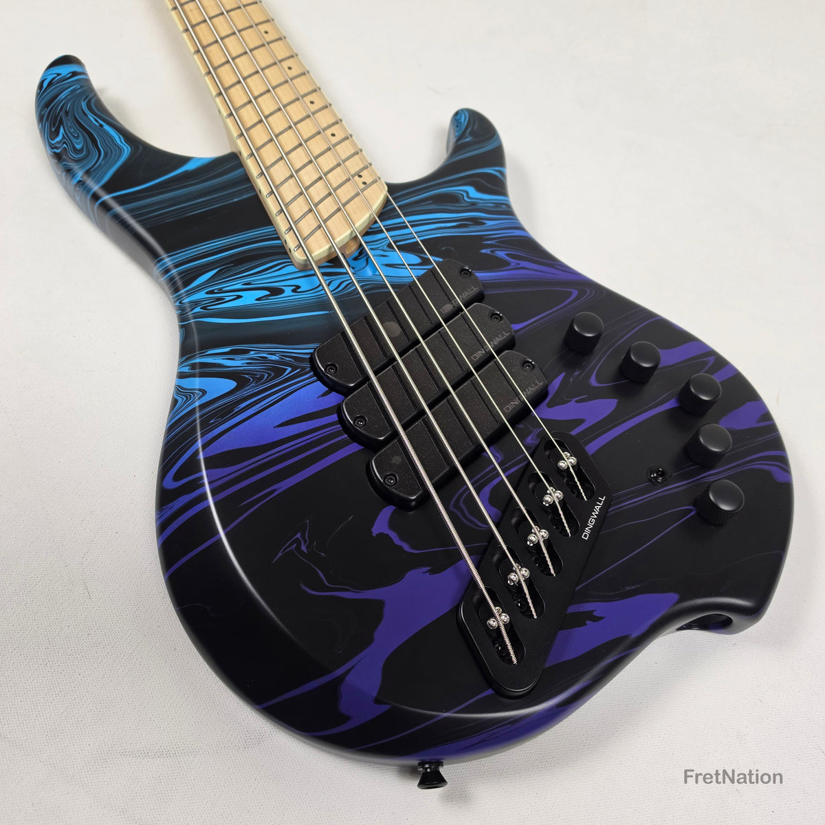 Dingwall Dingwall NG3 5-String Purple Blue Fade Swirl Multi-Scale - 9.00lbs #21751