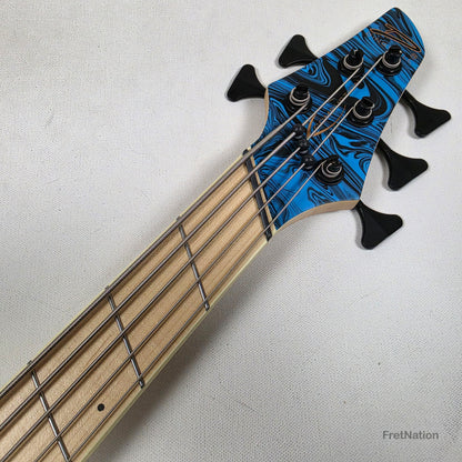 Dingwall Dingwall NG3 5-String Purple Blue Fade Swirl Multi-Scale - 9.00lbs #21751