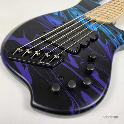 Dingwall Dingwall NG3 5-String Purple Blue Fade Swirl Multi-Scale - 9.00lbs #21751