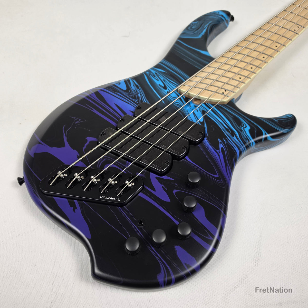 Dingwall Dingwall NG3 5-String Purple Blue Fade Swirl Multi-Scale - 9.00lbs #21751