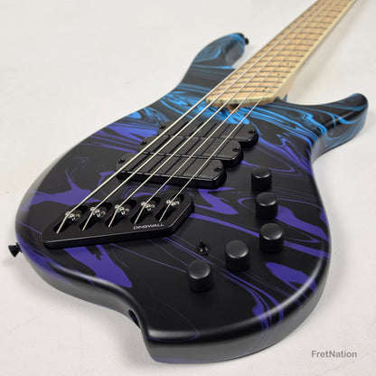 Dingwall Dingwall NG3 5-String Purple Blue Fade Swirl Multi-Scale - 9.00lbs #21751