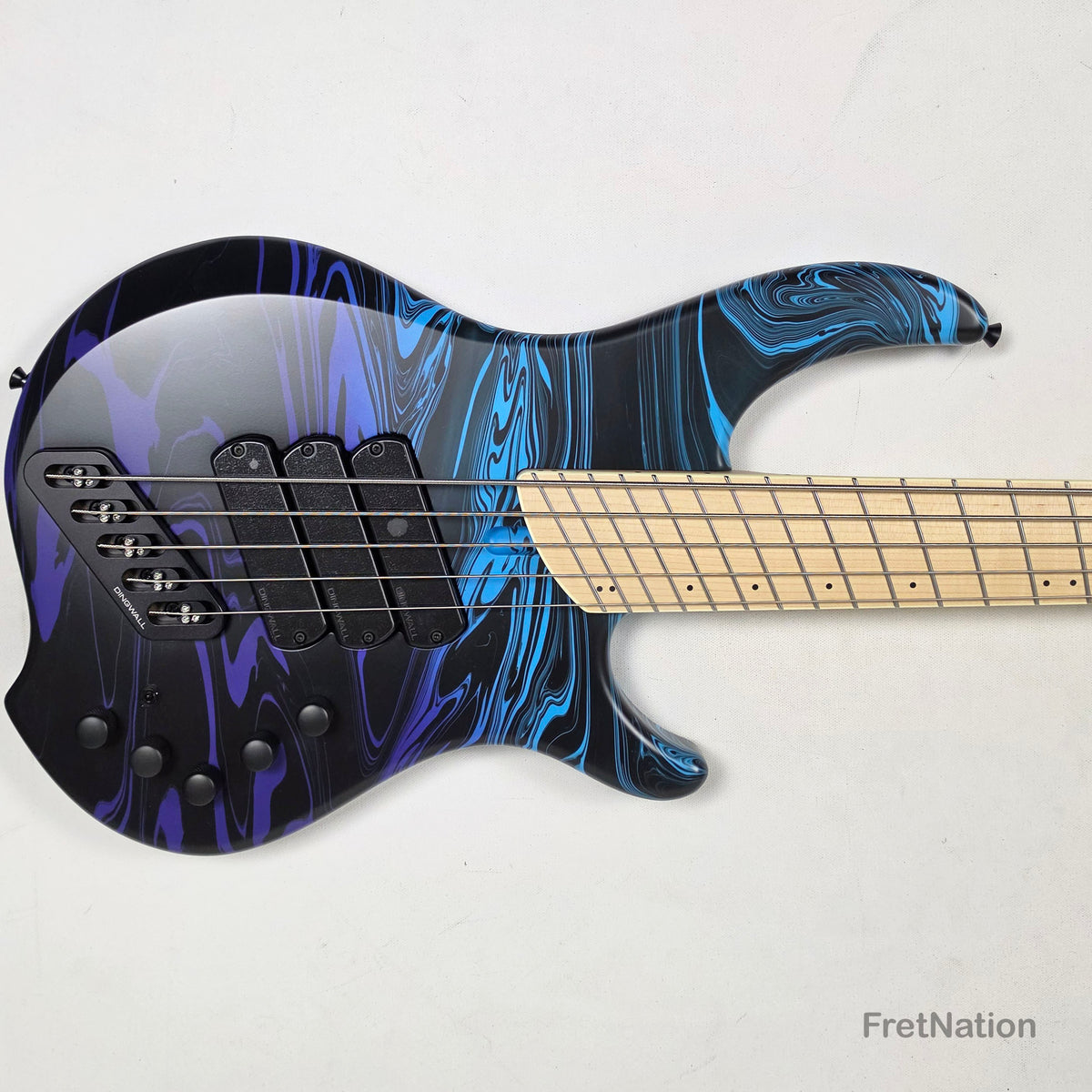 Dingwall Dingwall NG3 5-String Purple Blue Fade Swirl Multi-Scale - 9.00lbs #21751