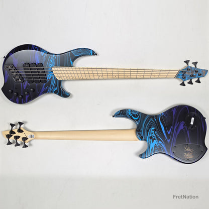 Dingwall Dingwall NG3 5-String Purple Blue Fade Swirl Multi-Scale - 9.00lbs #21751