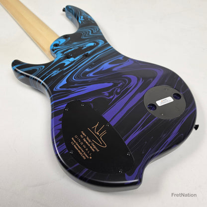 Dingwall Dingwall NG3 5-String Purple Blue Fade Swirl Multi-Scale - 9.00lbs #21755