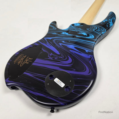 Dingwall Dingwall NG3 5-String Purple Blue Fade Swirl Multi-Scale - 9.00lbs #21755