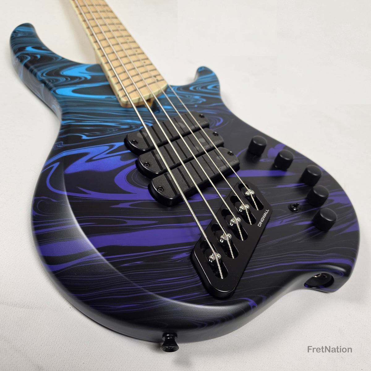 Dingwall Dingwall NG3 5-String Purple Blue Fade Swirl Multi-Scale - 9.00lbs #21755