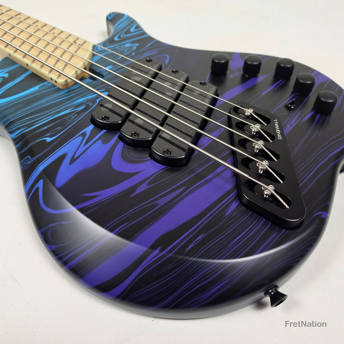 Dingwall Dingwall NG3 5-String Purple Blue Fade Swirl Multi-Scale - 9.00lbs #21755