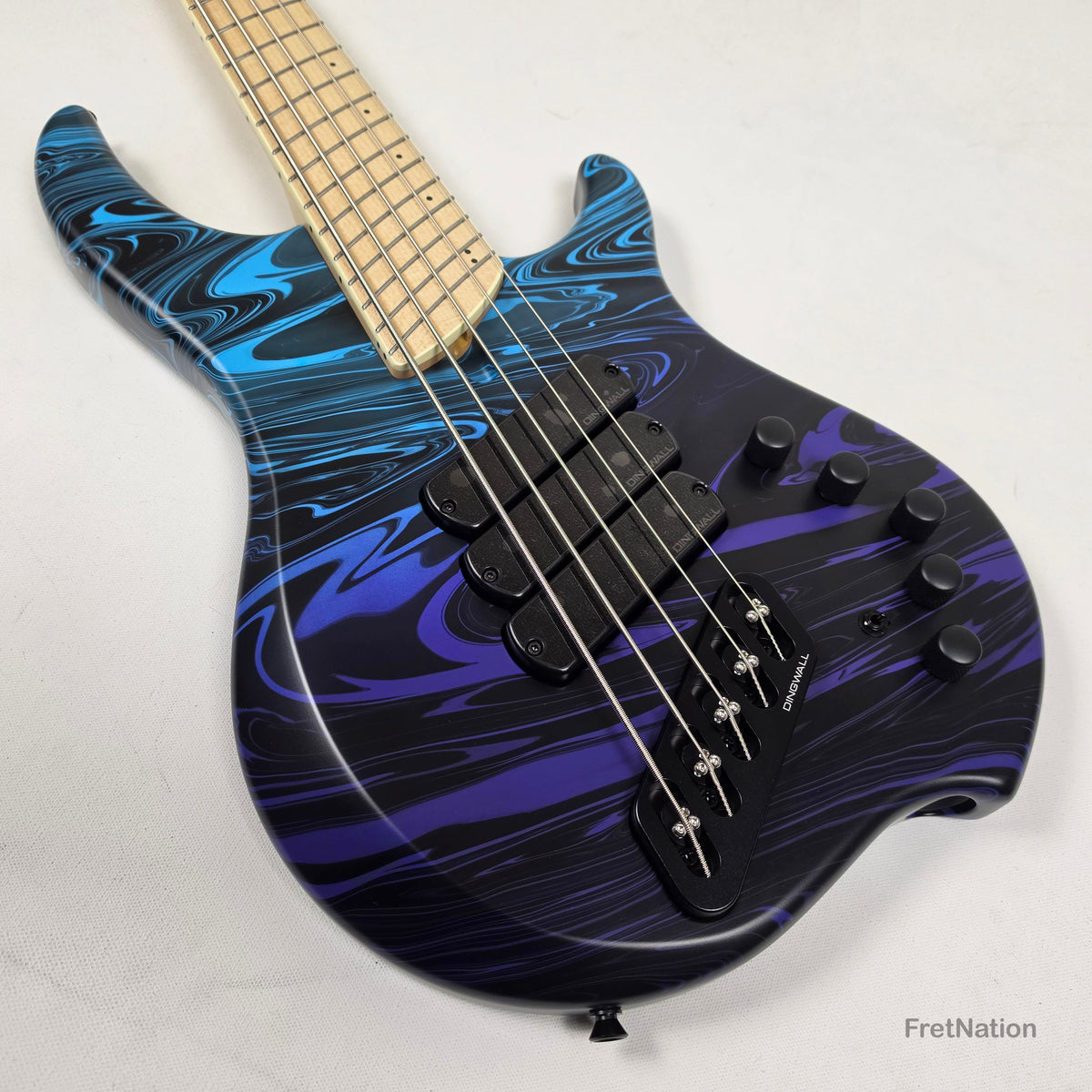 Dingwall Dingwall NG3 5-String Purple Blue Fade Swirl Multi-Scale - 9.00lbs #21755