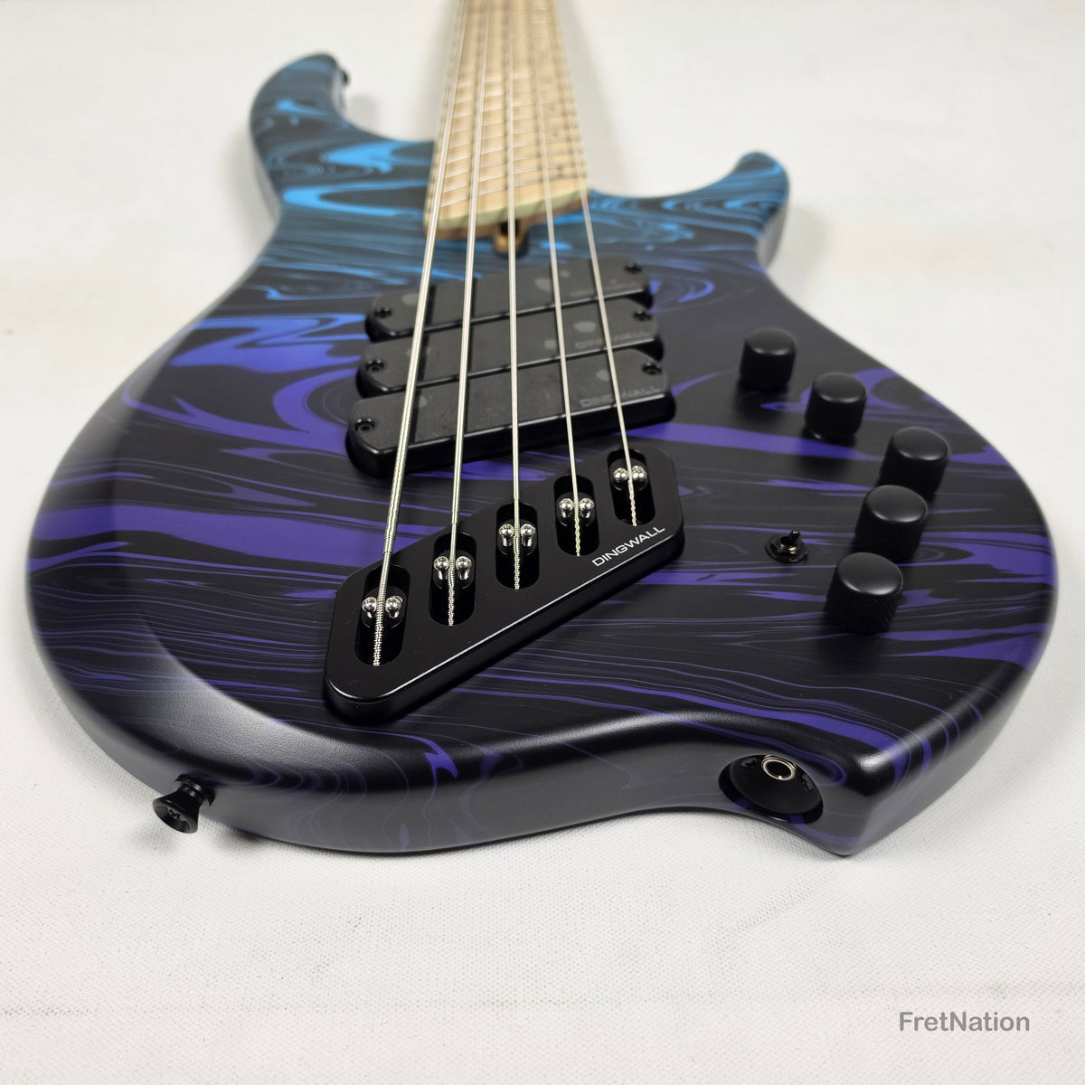 Dingwall Dingwall NG3 5-String Purple Blue Fade Swirl Multi-Scale - 9.00lbs #21755