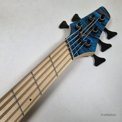 Dingwall Dingwall NG3 5-String Purple Blue Fade Swirl Multi-Scale - 9.00lbs #21755