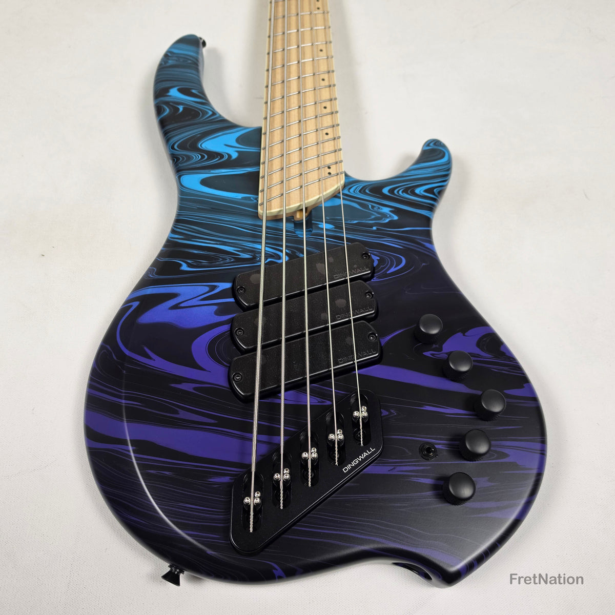 Dingwall Dingwall NG3 5-String Purple Blue Fade Swirl Multi-Scale - 9.00lbs #21755