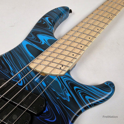 Dingwall Dingwall NG3 5-String Purple Blue Fade Swirl Multi-Scale - 9.00lbs #21755