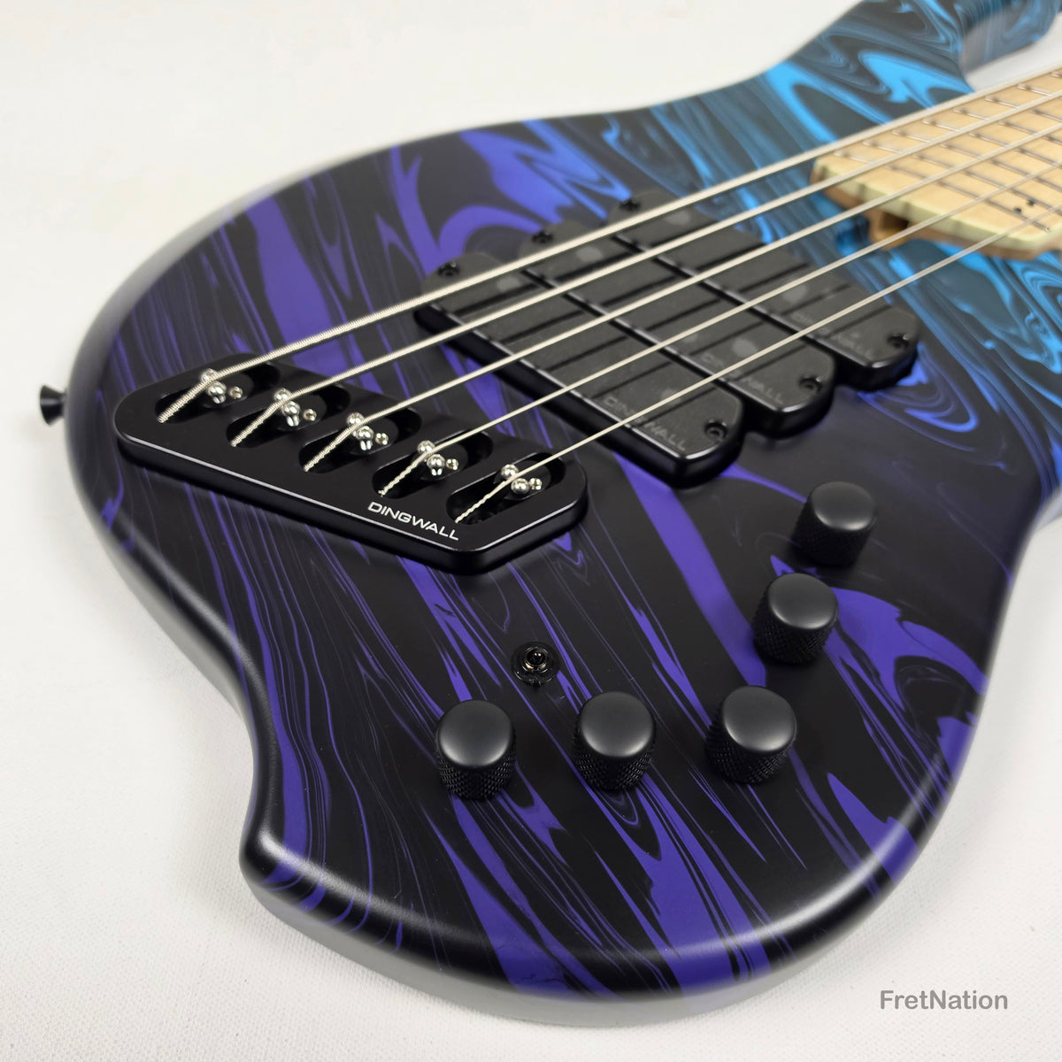 Dingwall Dingwall NG3 5-String Purple Blue Fade Swirl Multi-Scale - 9.00lbs #21755