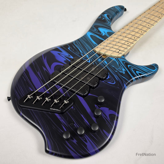 Dingwall Dingwall NG3 5-String Purple Blue Fade Swirl Multi-Scale - 9.00lbs #21755