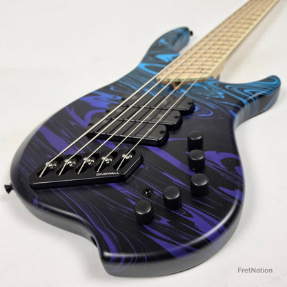 Dingwall Dingwall NG3 5-String Purple Blue Fade Swirl Multi-Scale - 9.00lbs #21755
