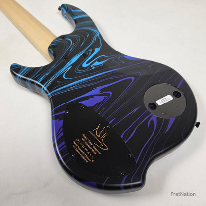 Dingwall Dingwall NG3 5-String Purple Blue Fade Swirl Multi-Scale - 8.92lbs #21822