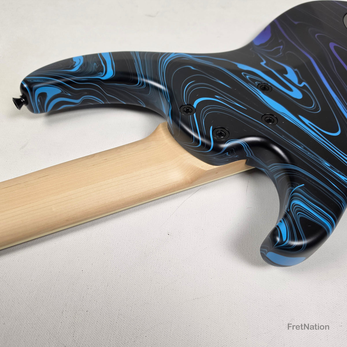 Dingwall Dingwall NG3 5-String Purple Blue Fade Swirl Multi-Scale - 8.92lbs #21822