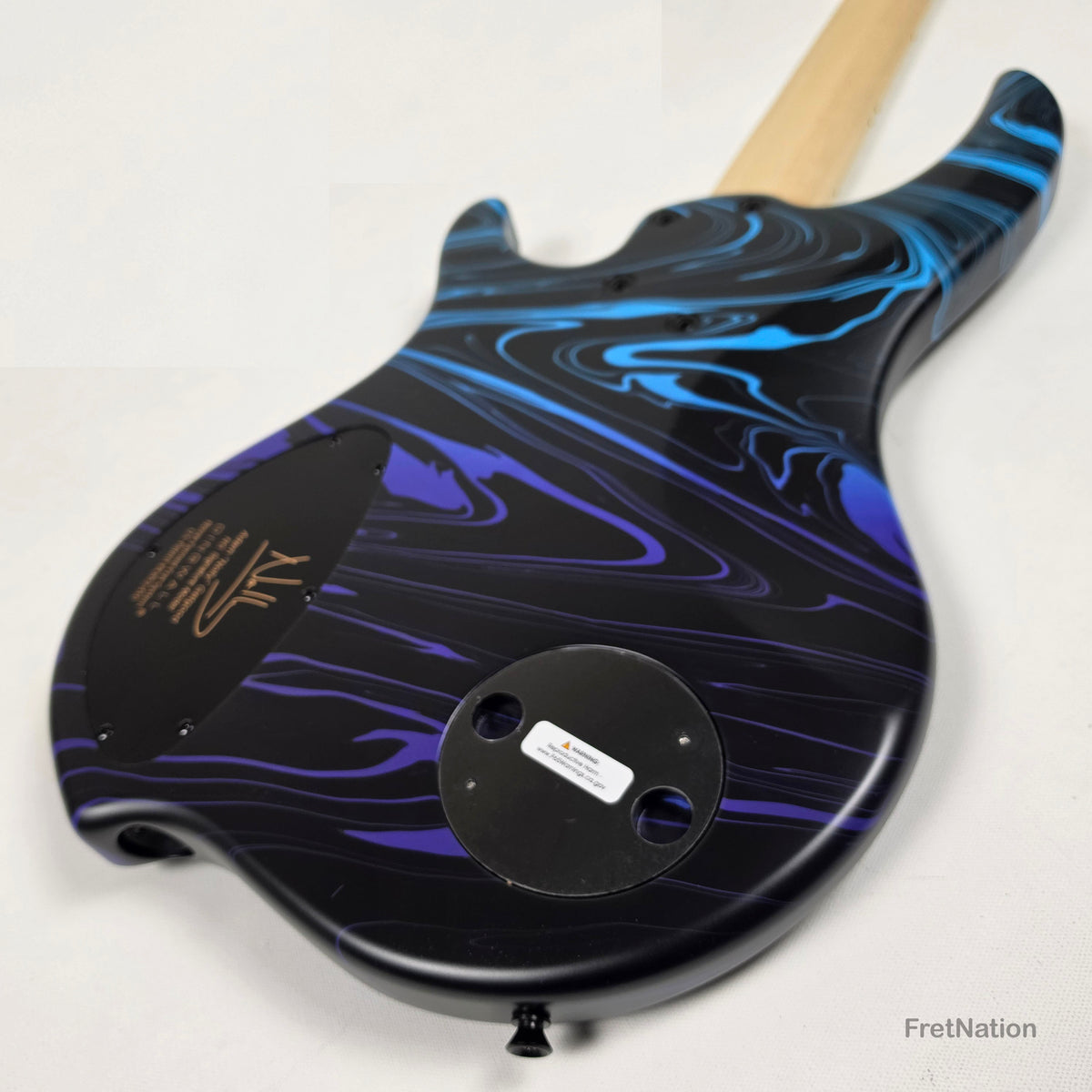 Dingwall Dingwall NG3 5-String Purple Blue Fade Swirl Multi-Scale - 8.92lbs #21822