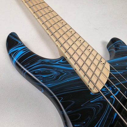 Dingwall Dingwall NG3 5-String Purple Blue Fade Swirl Multi-Scale - 8.92lbs #21822