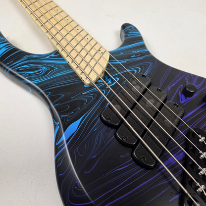 Dingwall Dingwall NG3 5-String Purple Blue Fade Swirl Multi-Scale - 8.92lbs #21822