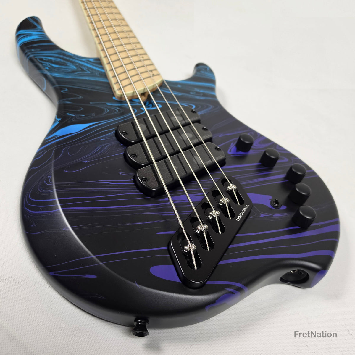 Dingwall Dingwall NG3 5-String Purple Blue Fade Swirl Multi-Scale - 8.92lbs #21822