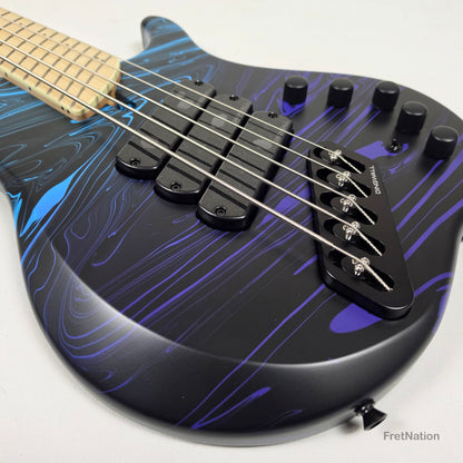 Dingwall Dingwall NG3 5-String Purple Blue Fade Swirl Multi-Scale - 8.92lbs #21822