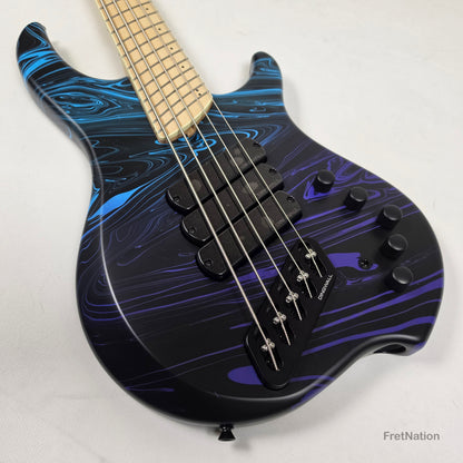 Dingwall Dingwall NG3 5-String Purple Blue Fade Swirl Multi-Scale - 8.92lbs #21822