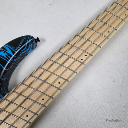 Dingwall Dingwall NG3 5-String Purple Blue Fade Swirl Multi-Scale - 8.92lbs #21822