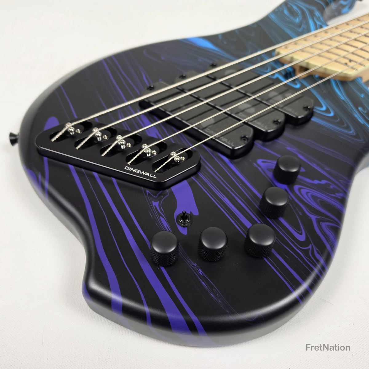 Dingwall Dingwall NG3 5-String Purple Blue Fade Swirl Multi-Scale - 8.92lbs #21822