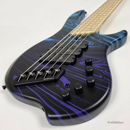 Dingwall Dingwall NG3 5-String Purple Blue Fade Swirl Multi-Scale - 8.92lbs #21822