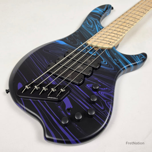 Dingwall Dingwall NG3 5-String Purple Blue Fade Swirl Multi-Scale - 8.92lbs #21822