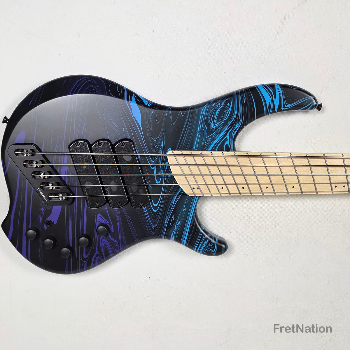 Dingwall Dingwall NG3 5-String Purple Blue Fade Swirl Multi-Scale - 8.92lbs #21822