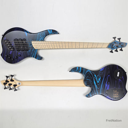 Dingwall Dingwall NG3 5-String Purple Blue Fade Swirl Multi-Scale - 8.92lbs #21822