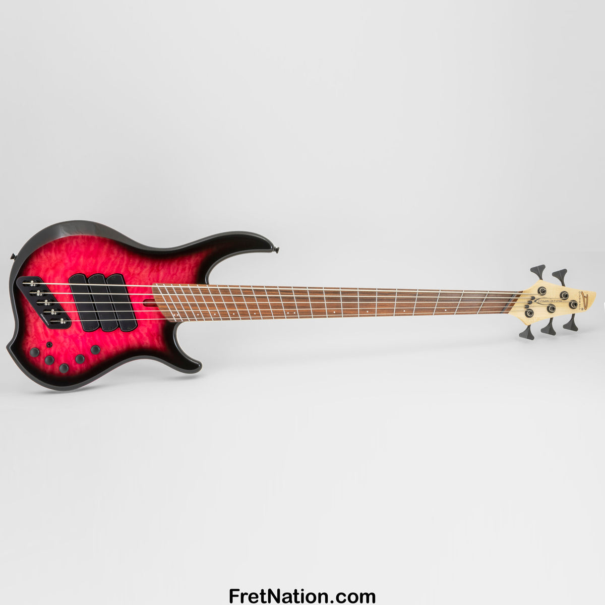 Dingwall Combustion C3 4-String Pink to Black Burst w/ Pau Ferro Fingerboard - Advanced Order