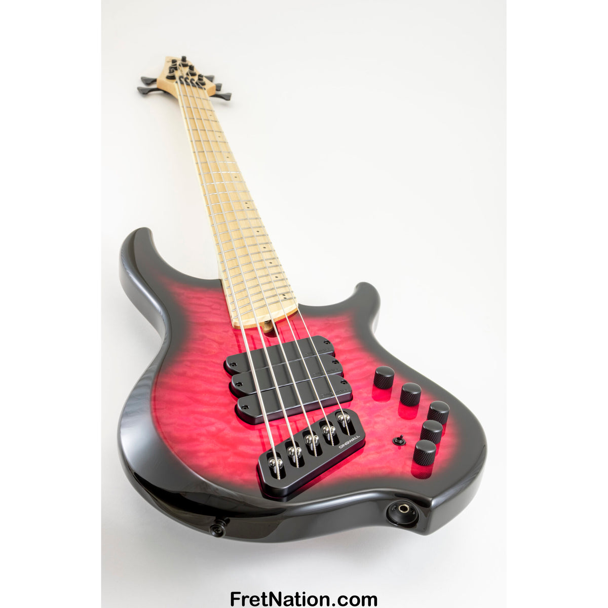 Dingwall Combustion C3 6-String Pink to Black Burst w/ Maple Fingerboard - Advanced Order