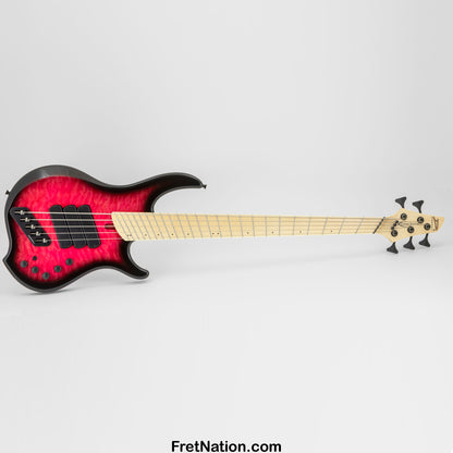 Dingwall Combustion C3 5-String Pink to Black Burst w/ Maple Fingerboard - Advanced Order
