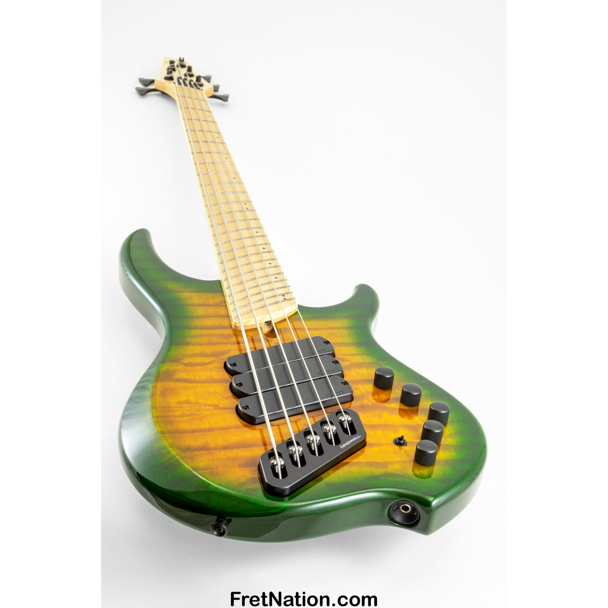 Dingwall Combustion C3 6-String Yellow to Green Burst w/ Maple Fingerboard - Advanced Order