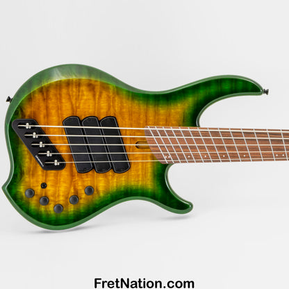 Dingwall Combustion C3 6-String Yellow to Green Burst w/ Pau Ferro Fingerboard - Advanced Order