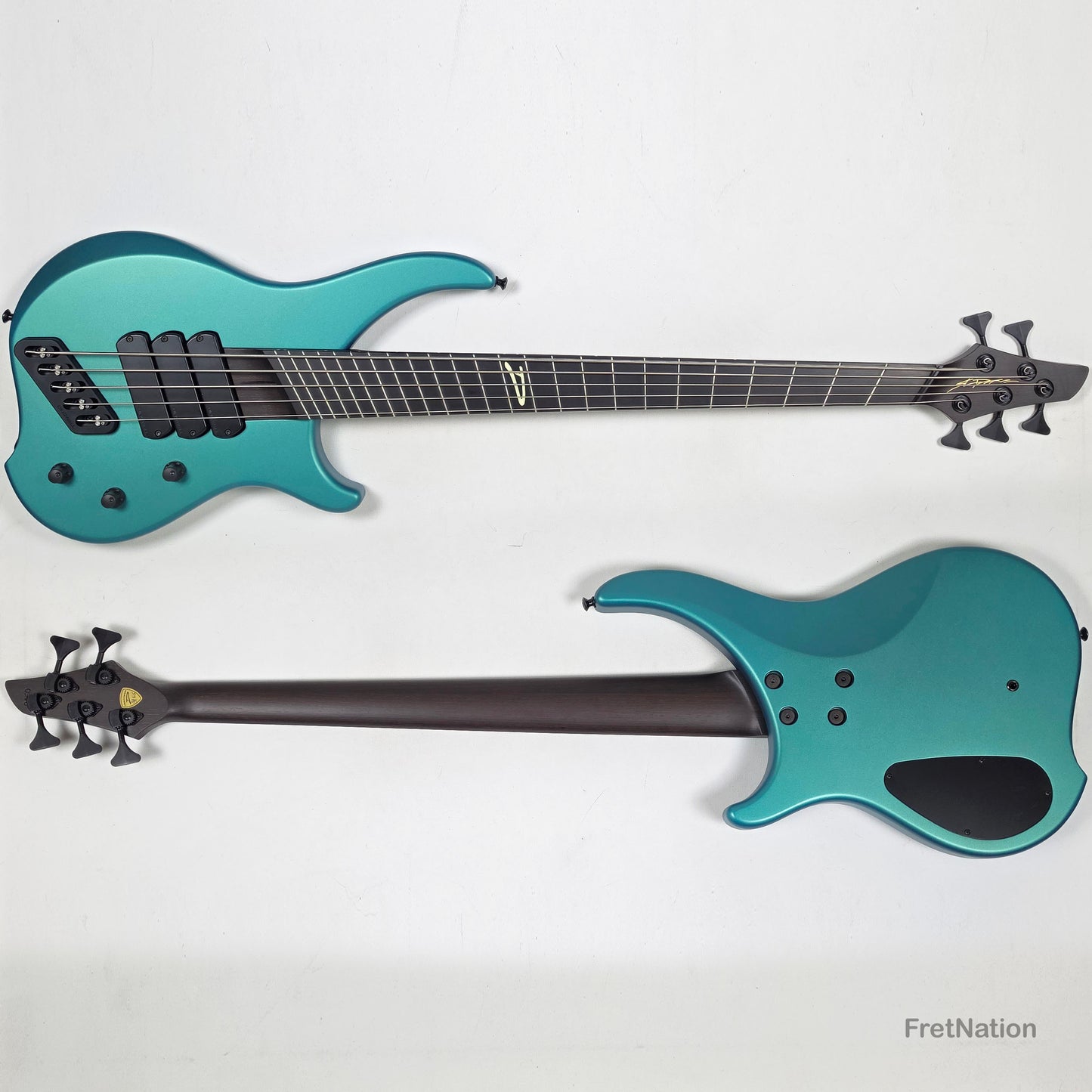 Dingwall Afterburner Z 5-String Bass ABZ Dark Betta Teal Passive 8.14lbs #8160