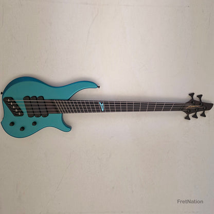 Dingwall Afterburner Z 5-String Bass ABZ Dark Betta Teal Passive 8.14lbs #8160